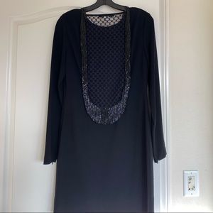 DVF evening dress with beads